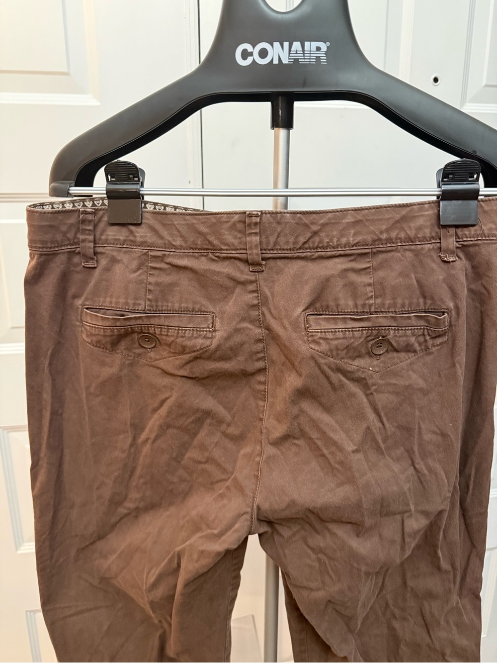 Bandolino Brown Straight-Leg Chino Pants - Picture 6 of 9